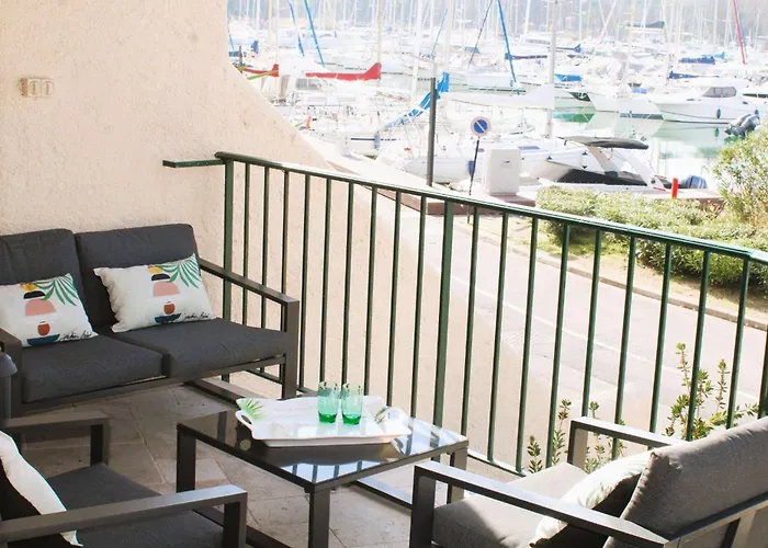 公寓 Brigantine111 - Golfe De Saint-tropez - Climatise Avec Vue Sur La Marina *